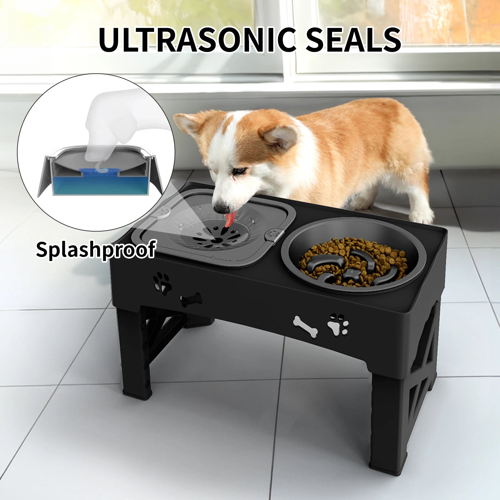 Pet Bowls With Adjustable Height